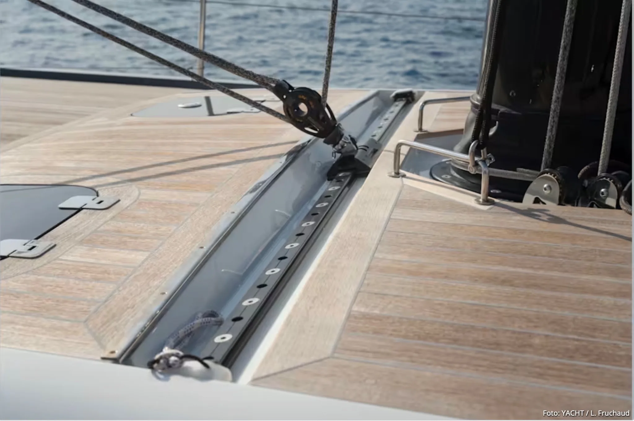 Deck equipment aboard NAIS