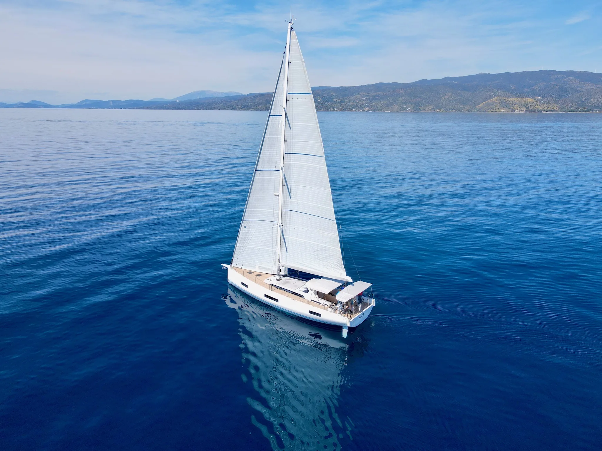 NAIS Solaris 50 sailing in the Greek Islands